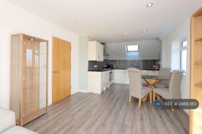 Living Area And Kitchen 