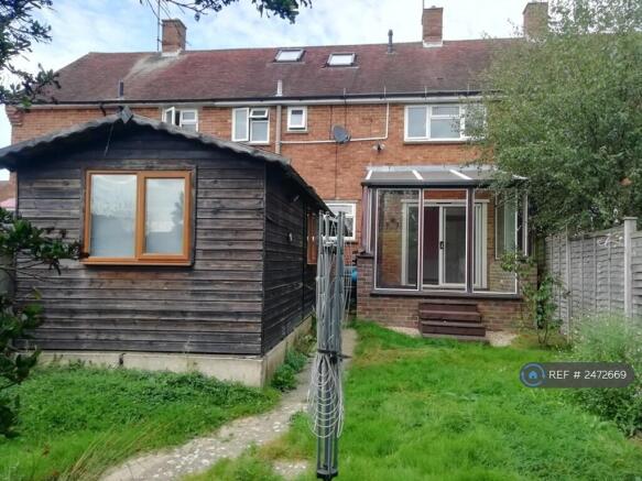Top Rear Garden, Wooden Building = Gardenoffice