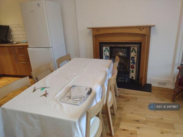 Dining Table And Fireplace