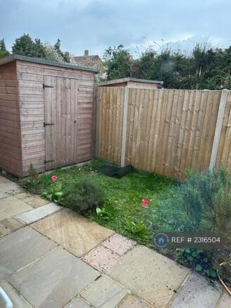 Garden With Secure Shed