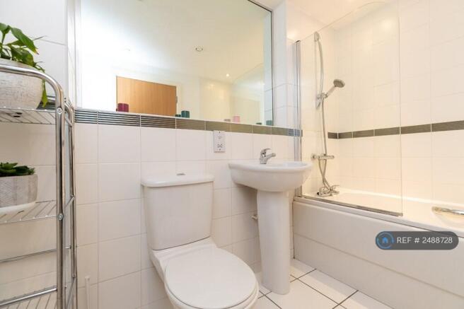 Bathroom With Shower Over