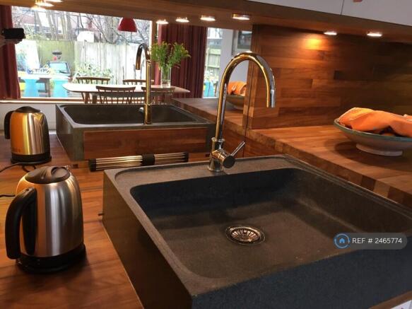 Kitchen Sink With View Of Garden