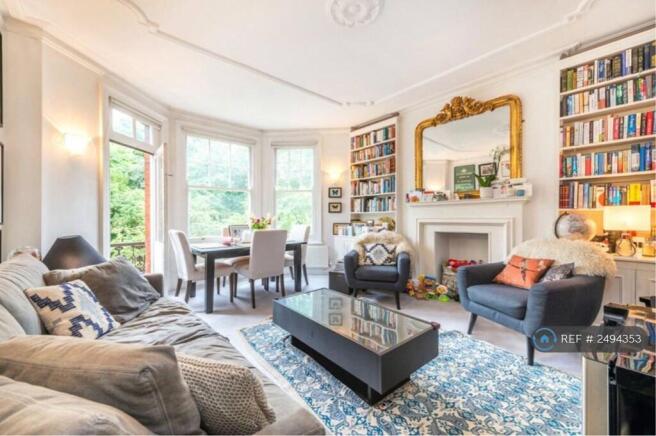 Living Room With Bay Window