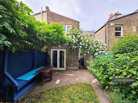 Garden With Built-In Seating