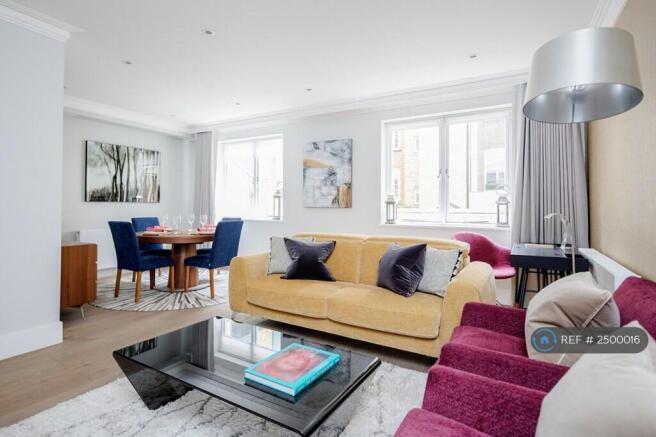 Living And Dining Room With Desk