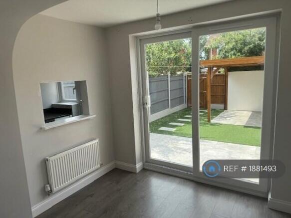 Living Room With Kitchen Hatch