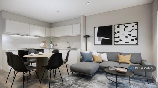 Communal Open Plan Lounge/Kitchen