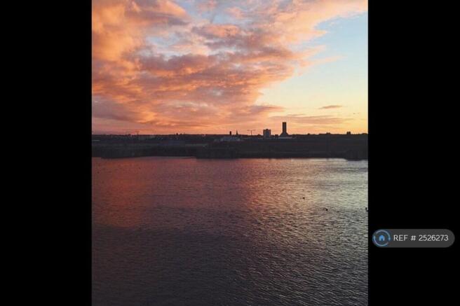 Sunset From Living Room Window.