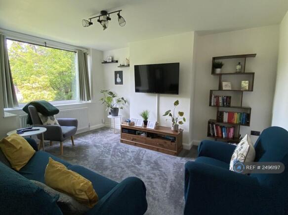 Living Room With Smart Tv
