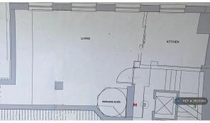 Downstairs Floor Plan Showing Communal Stair Area
