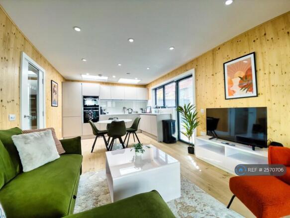 Living Area Looking To Kitchen 
