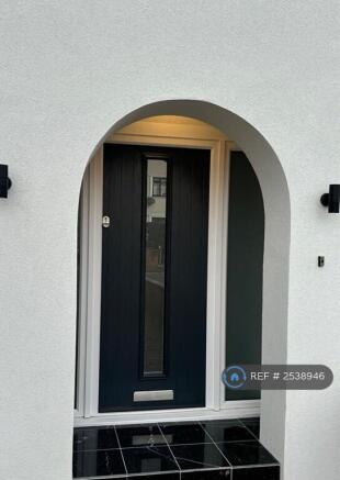 Front Porch With Composite Door & Side Lights