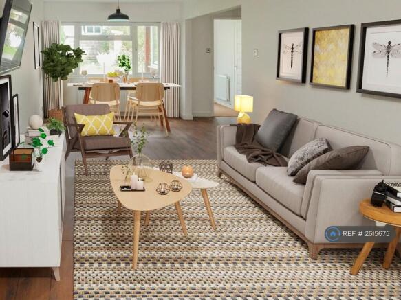Living Room And Dining Room