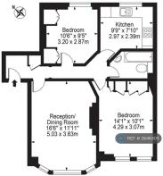 Floor Plan (646 Sq Ft)