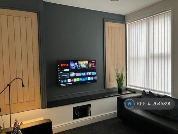 Living Room With Media Wall