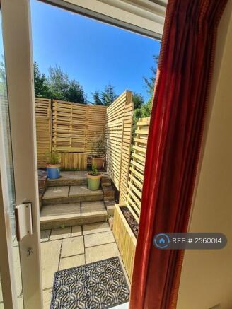 Patio View From Entrance 