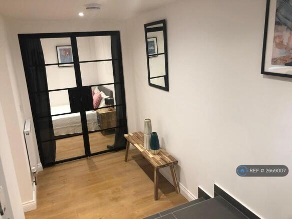 Flat 1: Metal And Glass French Doors To Bedroom