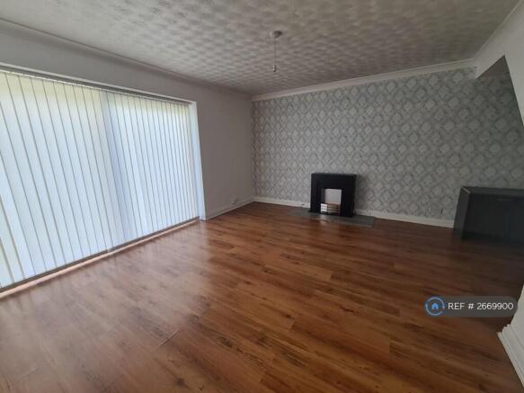 Living Area With Fireplace
