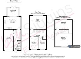 3 Bedrooms Over 3 Floors