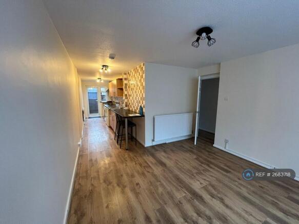 Living Room Into Kitchen