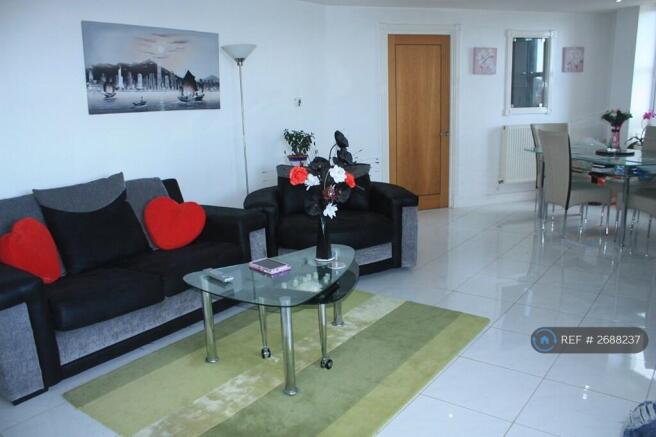 Living Room With Dining