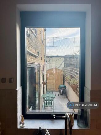 View From Kitchen Onto Garden