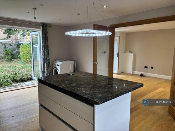 Dining Room View From Kitchen Island 