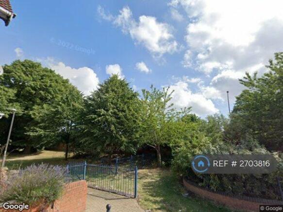 Front View Trees And Lawns 