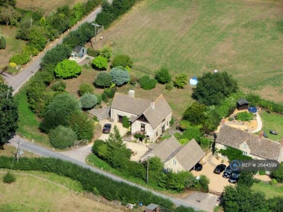 Aerial View Of Rectory Barn And Studio Annexe