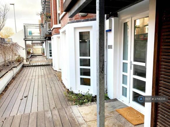 Garden Apartment Walkway