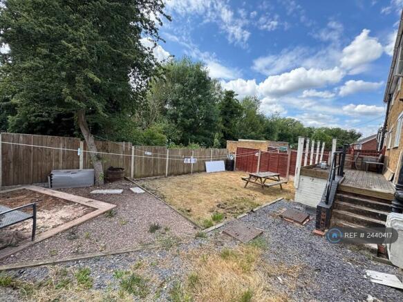 Back Garden With Deck