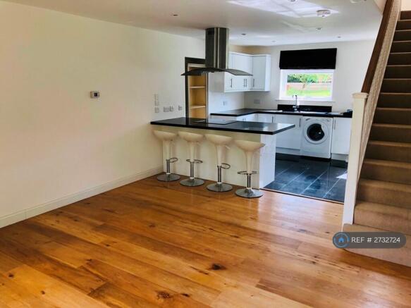 Lounge With Open Plan Kitchen And Breakfast Bar