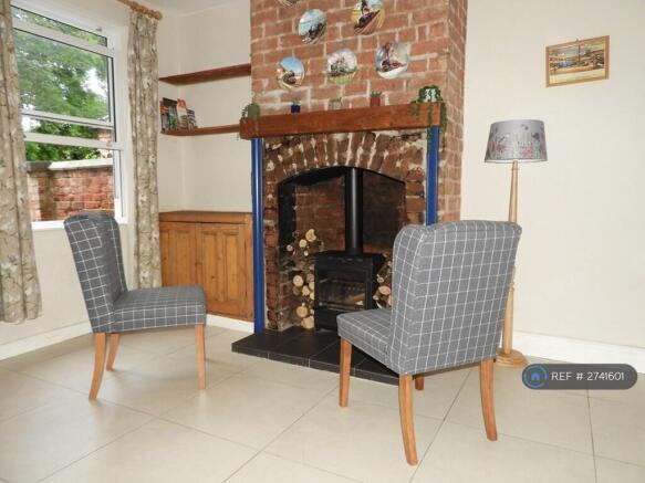 Log Burner In Kitchen-Diner