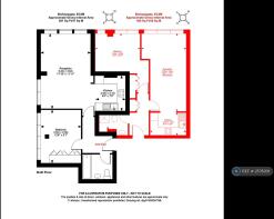 Black Area Is The Floorplan Of The Flat