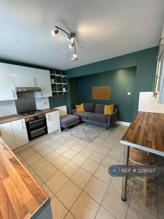 Living Area & Kitchen