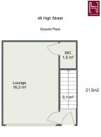 Floorplan letterhead - 48 High Street - Ground Flo