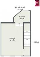 Floorplan letterhead - 48 High Street - First Floo