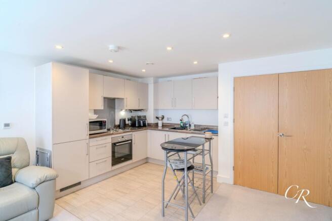 Open Plan Living Room and Kitchen
