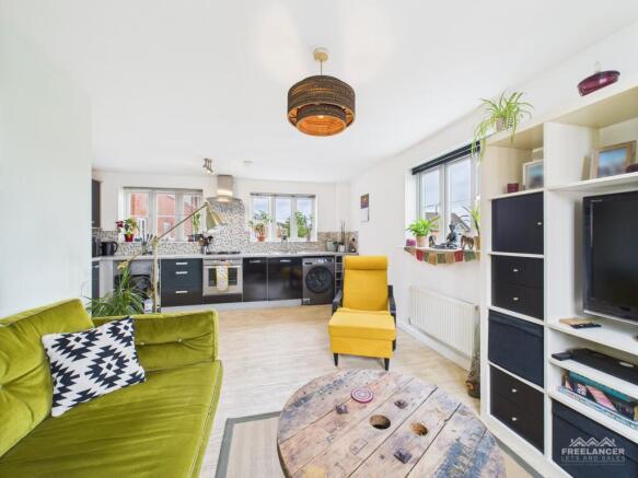 living room kitche
