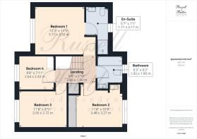 2 Bodenham first floor floorplan