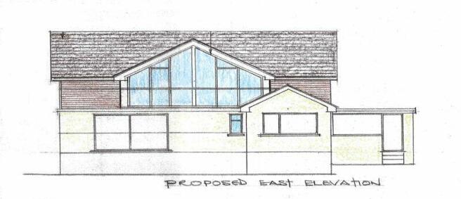 Proposed rear elevation