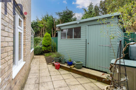 Patio &amp; Shed Area