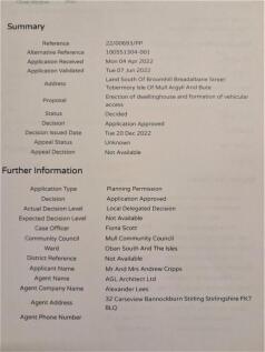 PLANNING INFORMATION