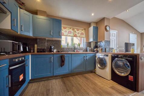 Extended open plan living dining kitchen
