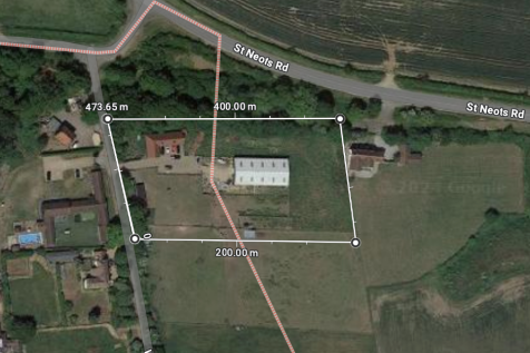 Yard plot size 