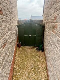 Recessed Area For Shed