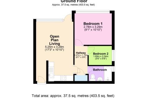 45 Devon View, DAWLISH - FLOORPLAN