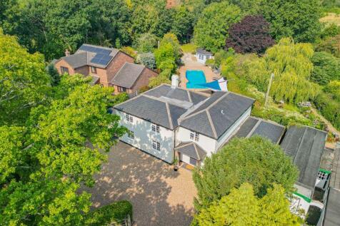Aerial View of Property and Garden in...