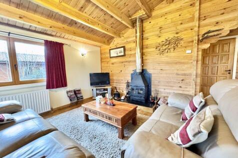 Lounge with wood burner