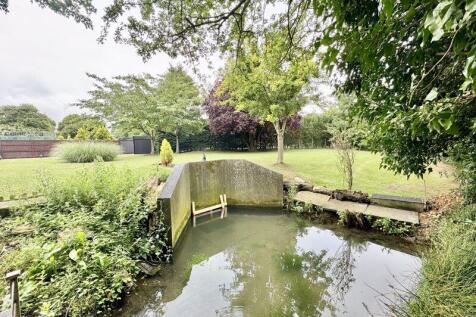 Stream in front garden